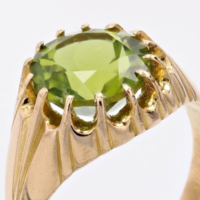 Vintage Gold Peridot Ring