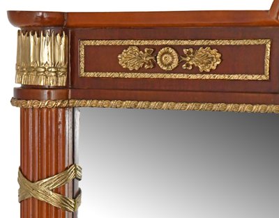 Console surmontée d'un miroir de style Empire 