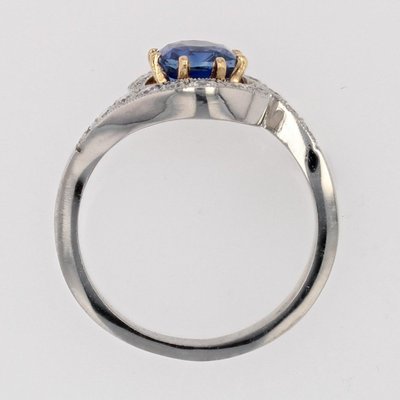 Sapphire Diamond Tourbillon Ring