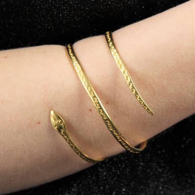 Bracelet Serpent En Or Jaune