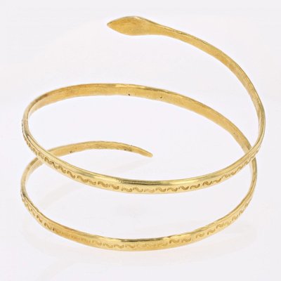 Bracelet Serpent En Or Jaune