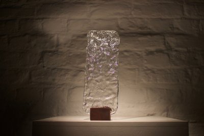 Large Murano Ice Glass Wall Sconces