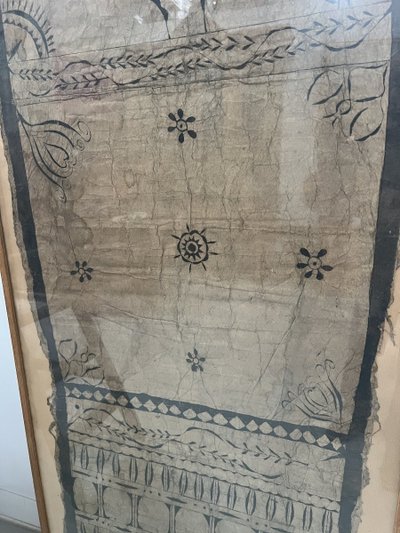 Decorative panel with Polynesian motif, 20th century