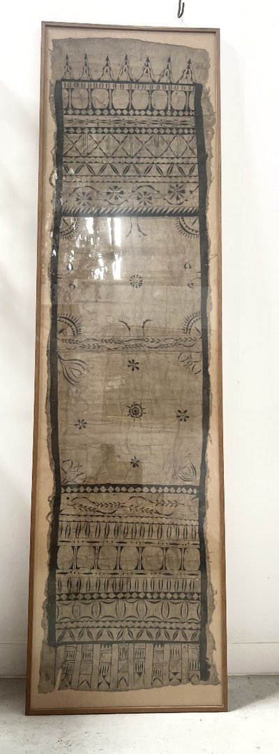 Decorative panel with Polynesian motif, 20th century