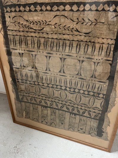 Decorative panel with Polynesian motif, 20th century