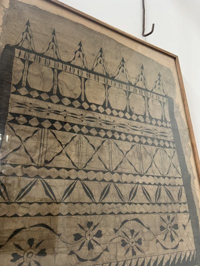 Decorative panel with Polynesian motif, 20th century