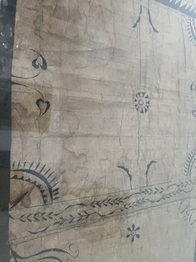 Decorative panel with Polynesian motif, 20th century