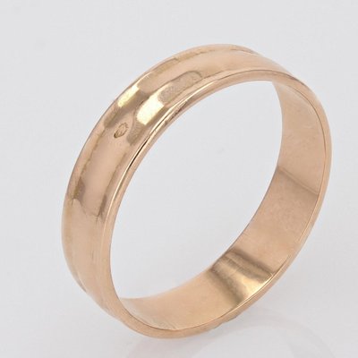 Facettierter Ehering aus Roségold