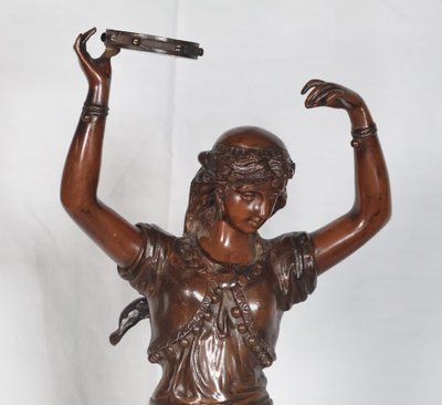 Bronze Esméralda Signé Austria Bergmann 1861-1936
