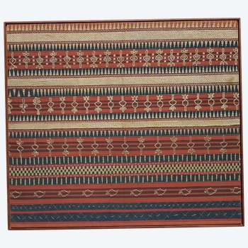 Ceremonial Sarong carpet, Late 19th, Early 20th Century, Sumatra, Indonesia
