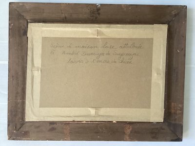 Signed erotic scene