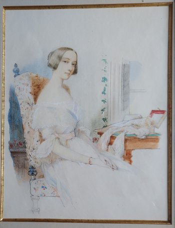 Junges Mädchen bei der Arbeit