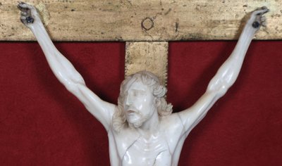 Provençal ivory Christ from the Regency period, early 18th century