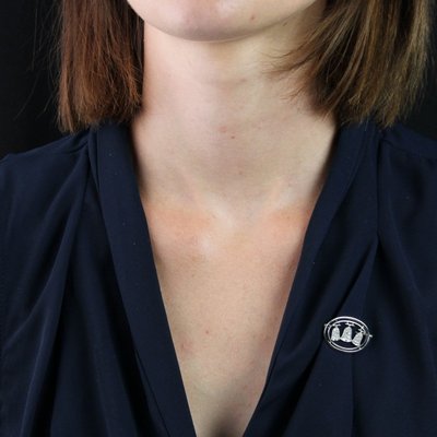 Broche Ovale Et Ses Cloches Diamantées