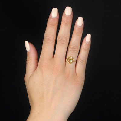 Bague Or Jaune Perle Ancienne