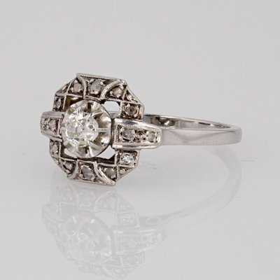 Antiker Art-Deco-Diamantring