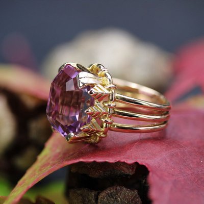 Ancient Kunzite Ring