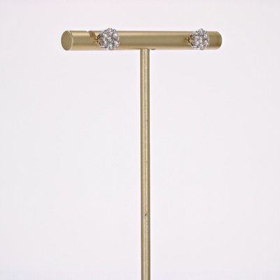 Diamant-Blumenohrringe