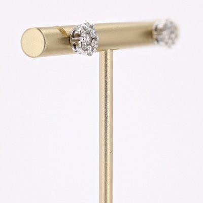 Diamant-Blumenohrringe