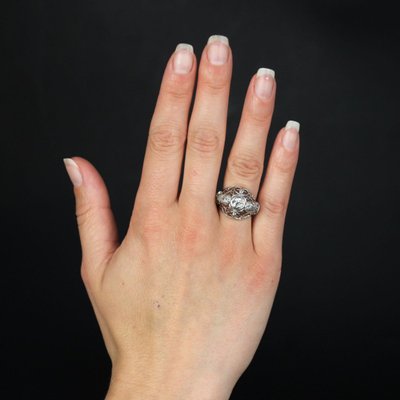 Bague Dôme Diamants Vintage