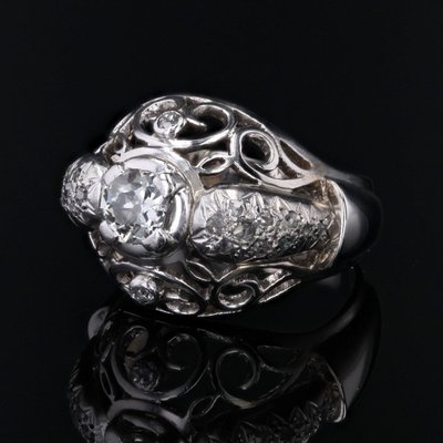 Bague Dôme Diamants Vintage