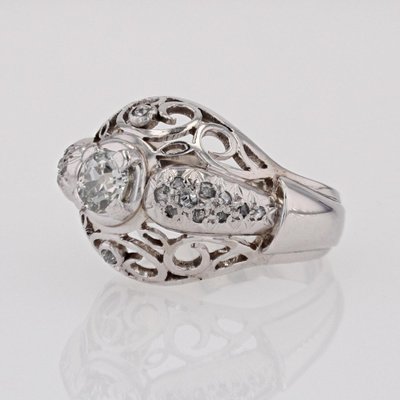 Bague Dôme Diamants Vintage