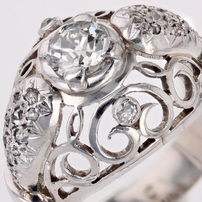 Bague Dôme Diamants Vintage