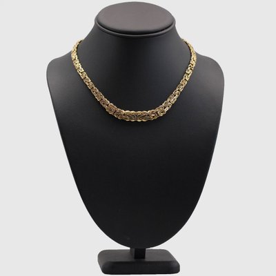 Collier Occasion Or Jaune Maille Entrelacée