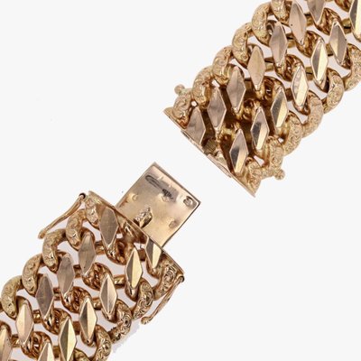 Bracciale a catena in oro rosa antico