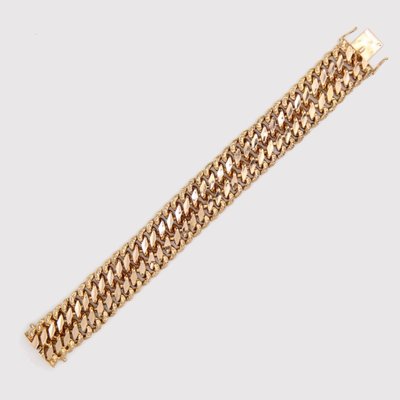 Bracciale a catena in oro rosa antico