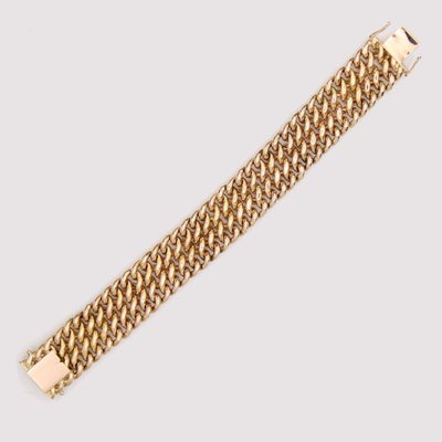 Bracciale a catena in oro rosa antico