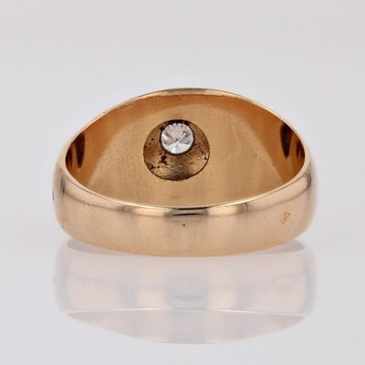 Gewölbter Diamant-Armreif