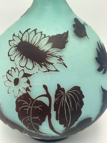 Devez, Vase With Flowers And Butterflies
