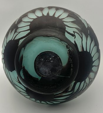 Devez, Vase With Flowers And Butterflies