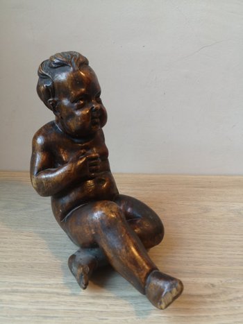 Cherub - Carved wood - 17th century