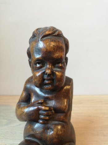 Cherub - Carved wood - 17th century