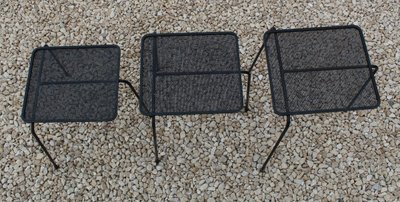 3 Soumba-Satztische von Mathieu Matégot, ca. 1953