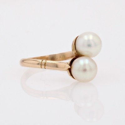 Zuchtperlen-Duo-Ring