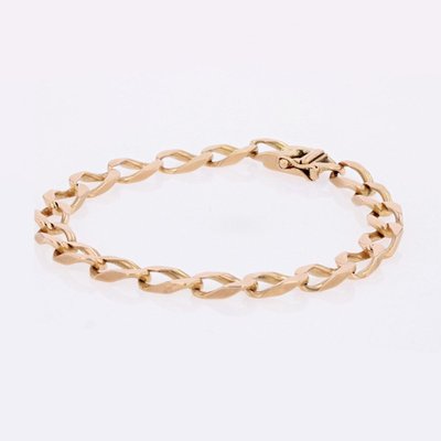 Bracelet Gourmette Or Rose