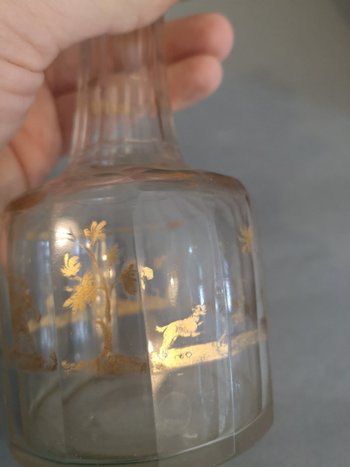 Carafe à liqueur - Verre - XVIIIème siècle 