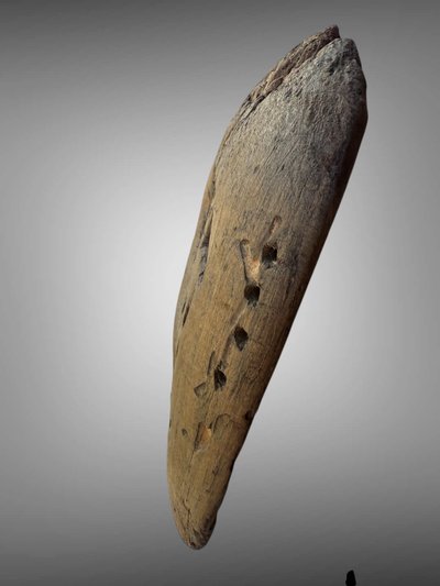 Inuit-Yup'ik-Maske aus Alaska, frühes 20. Jahrhundert