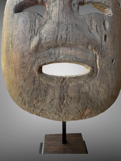 Inuit-Yup'ik-Maske aus Alaska, frühes 20. Jahrhundert