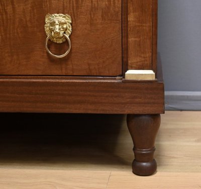 Commode Retour d’Égypte en Acajou, époque Empire – Début XIXe