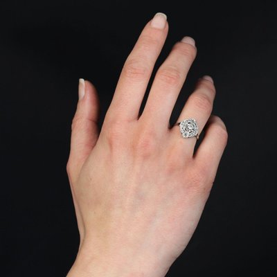 Anello di diamanti Art Déco