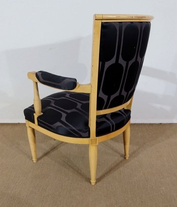  Paire de Fauteuils Modernisme en Sycomore massif, goût Directoire – 1940 