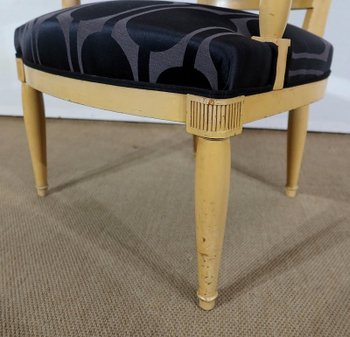  Paire de Fauteuils Modernisme en Sycomore massif, goût Directoire – 1940 