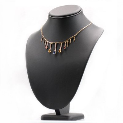 Collier En Or Et Ses Saphirs De Couleur