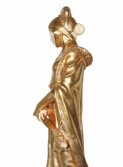Art Deco period chryselephantine bronze Dominique ALONZO