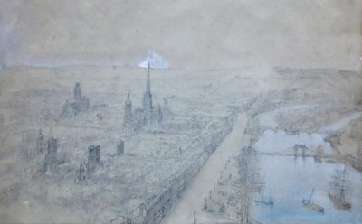 Rouen, Dessin XIXe siècle.