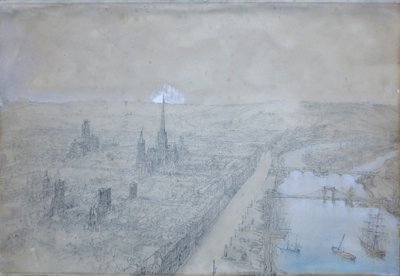 Rouen, Dessin XIXe siècle.